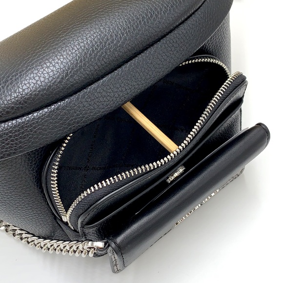 MICHAEL KORS 
Maisie Large Pebbled Leather 2-in-1 Waistpack Fannypack Crossbody - Picture 9 of 16